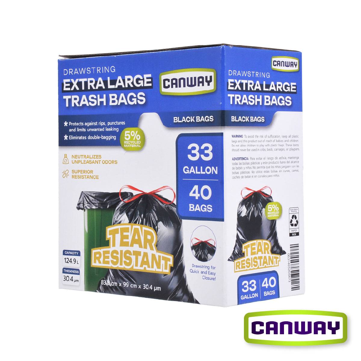 Bolsas Basura 84 x 99 cm Canway 40 un