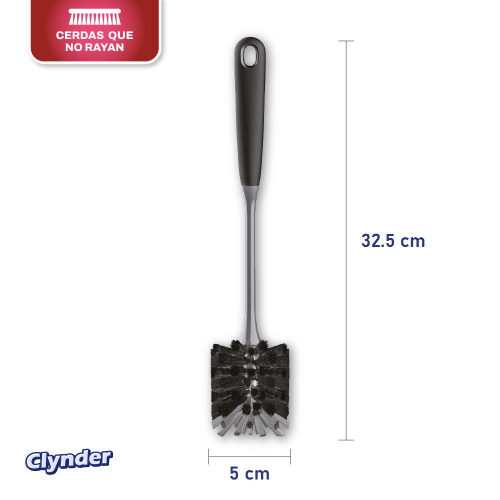 Set 2 Cepillos Flexibles Limpieza Botellas Clynder 1 un