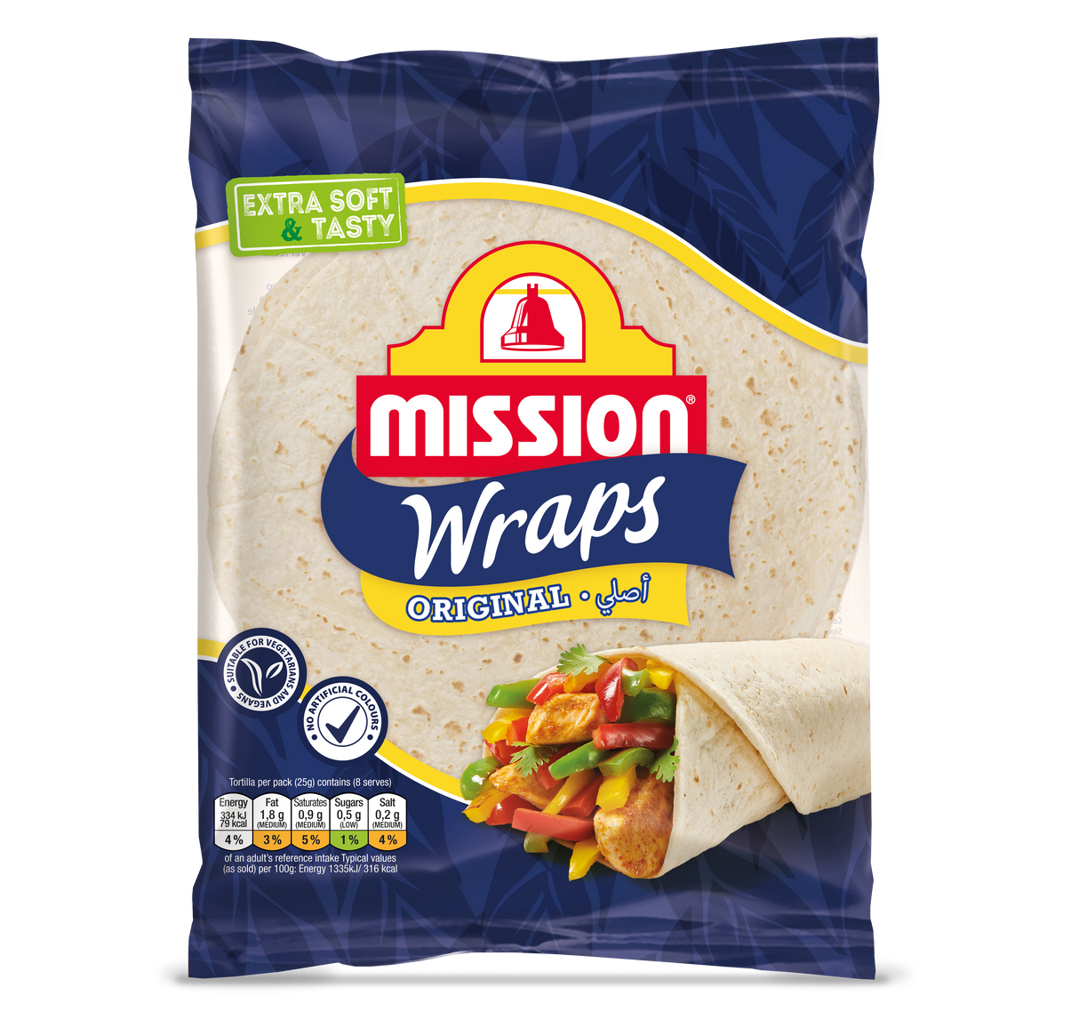 Tortilla Wrap Original Mission 8 un