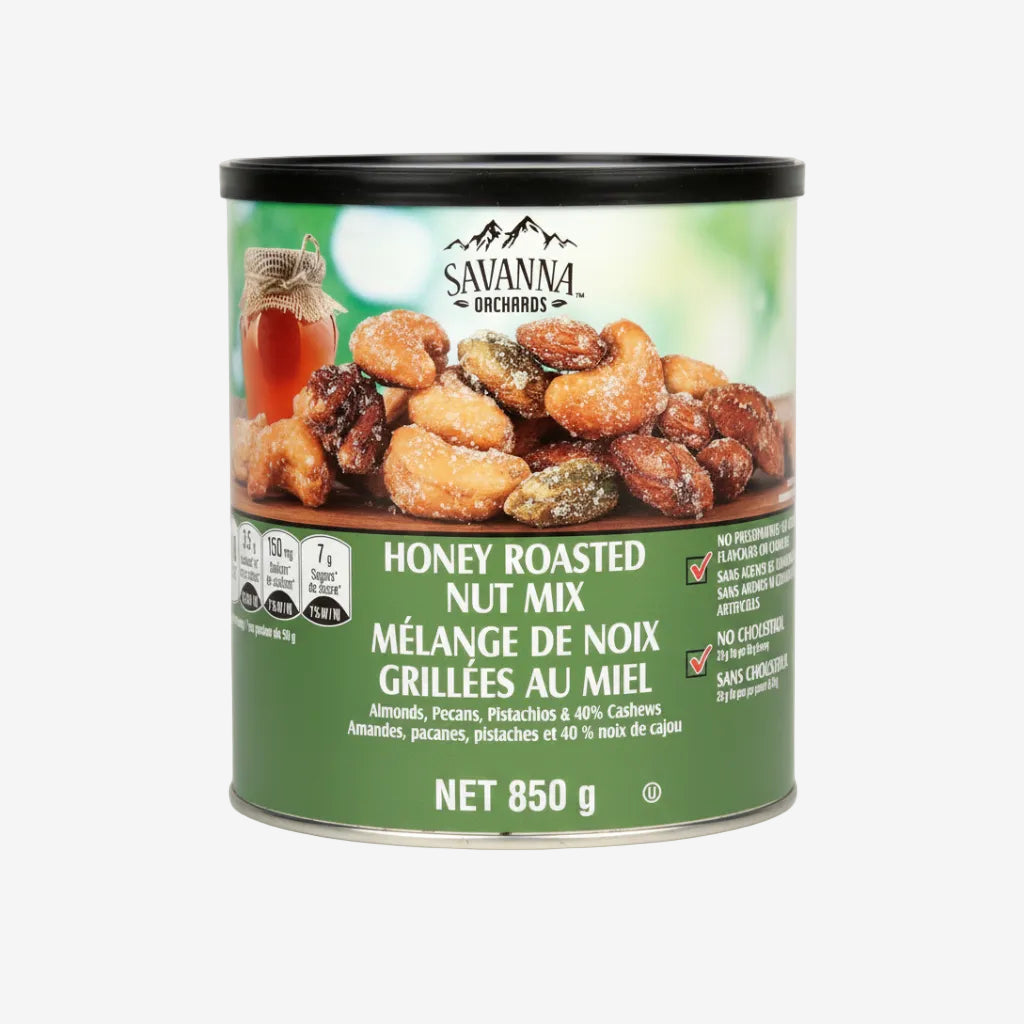 Mix de Frutos Secos Tostados con Miel Savanna Orchards 850 g