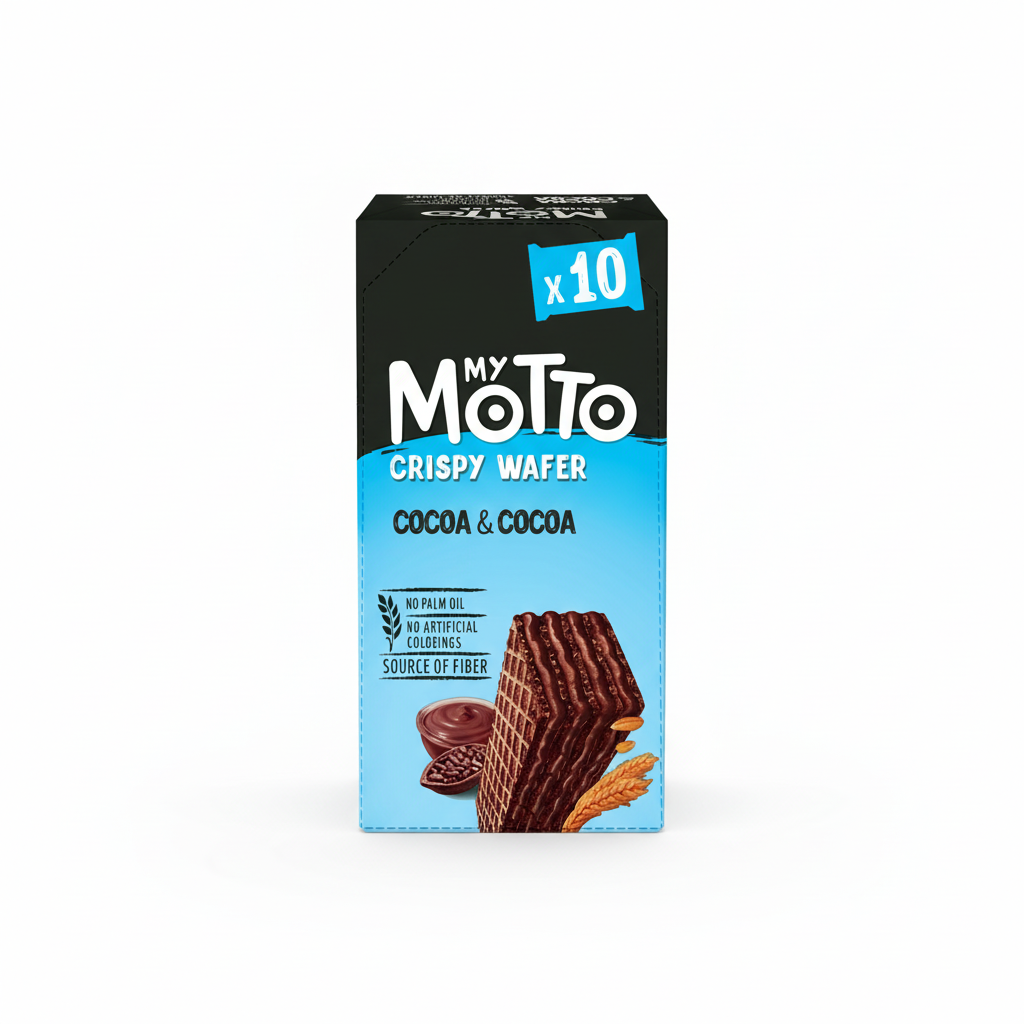 Obleas Cocoa y Cocoa My Motto 10 un x 30 g