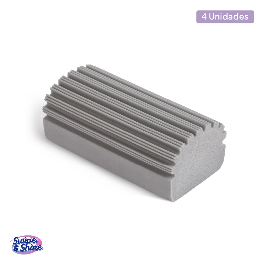 Set 4 Esponjas Tipo Plumero Swipe & Shine 1 un