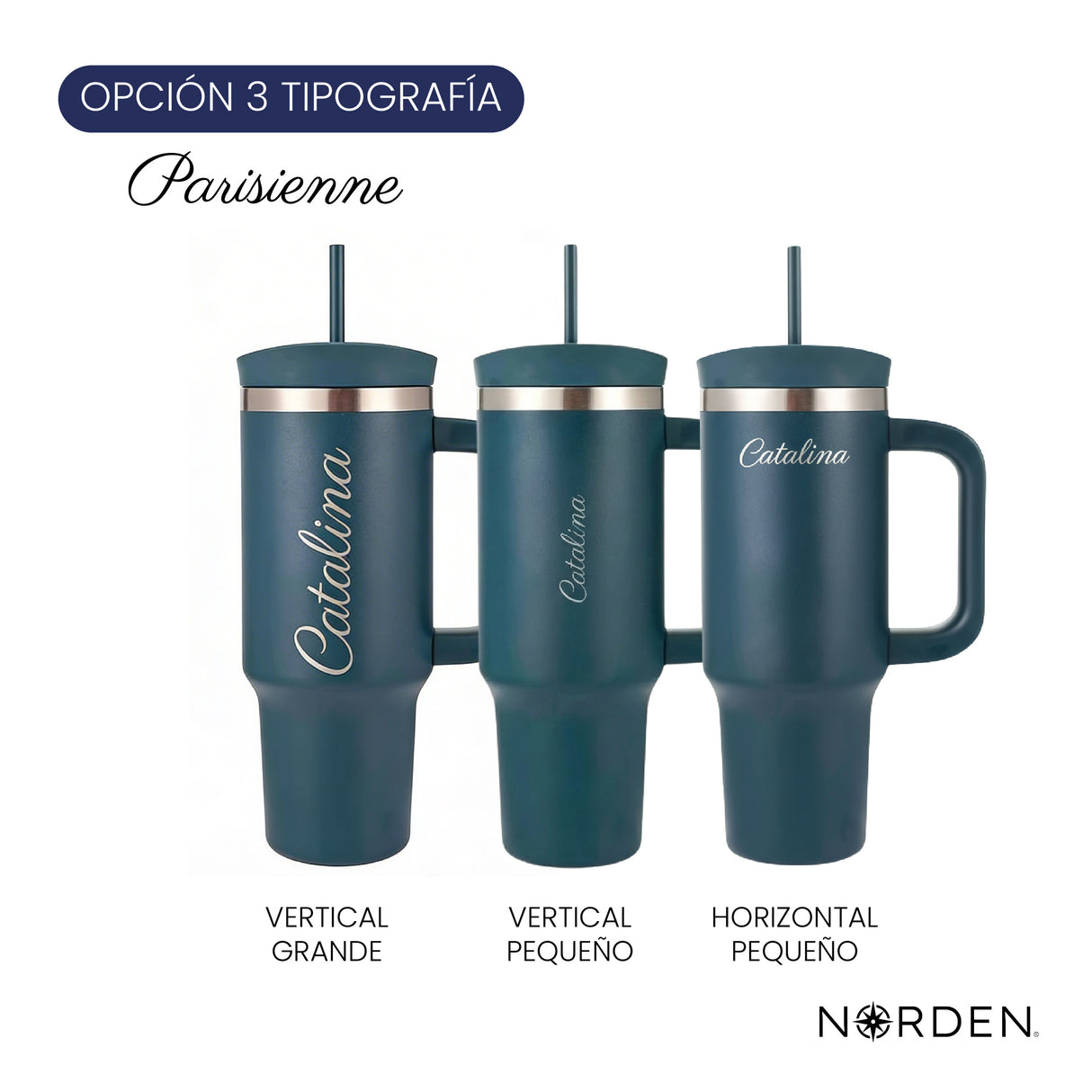Botella Acero Inoxidable Green 600 ml Norden 1 un