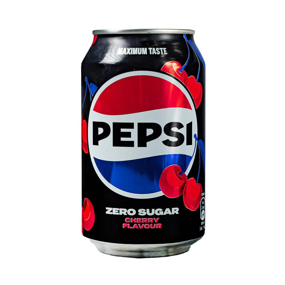 Bebida Max Cherry No Sugar Lata Pepsi 330 ml