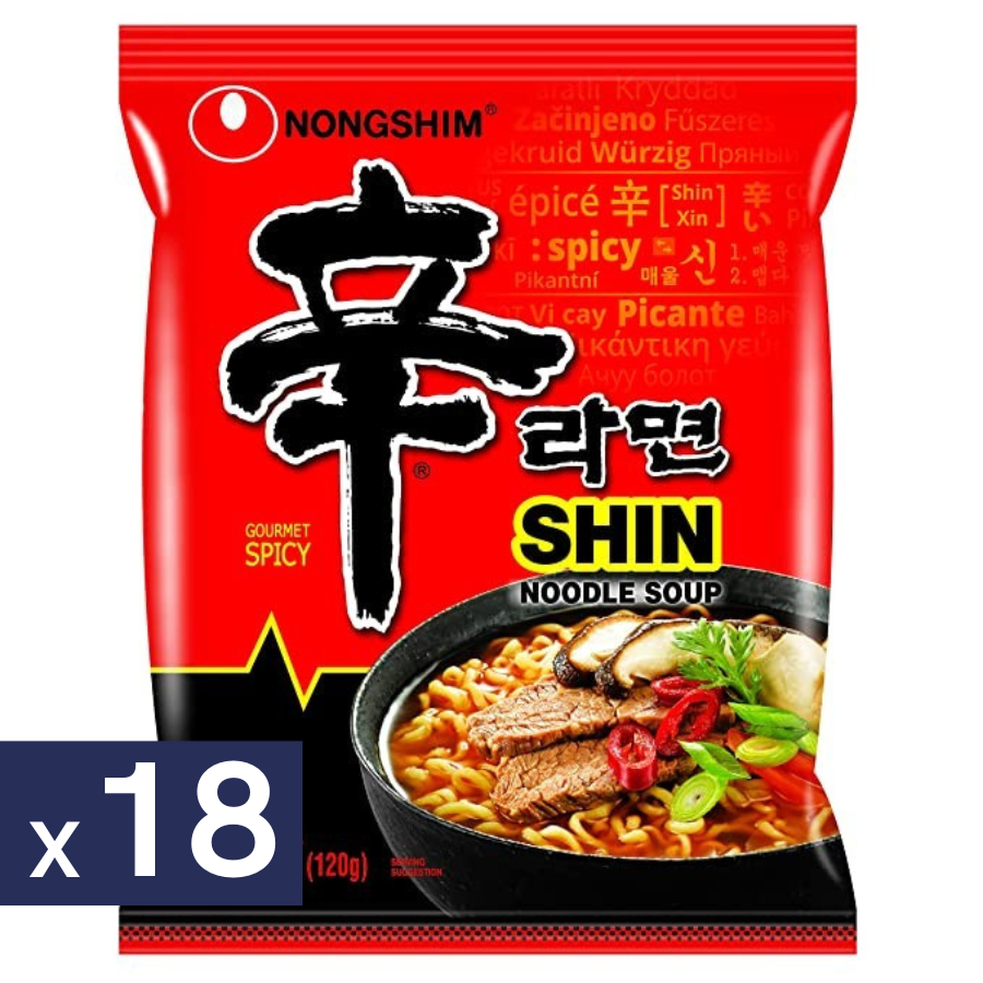 Sopa Fideos Shin Ramyun Nongshim 18 un x 120 g