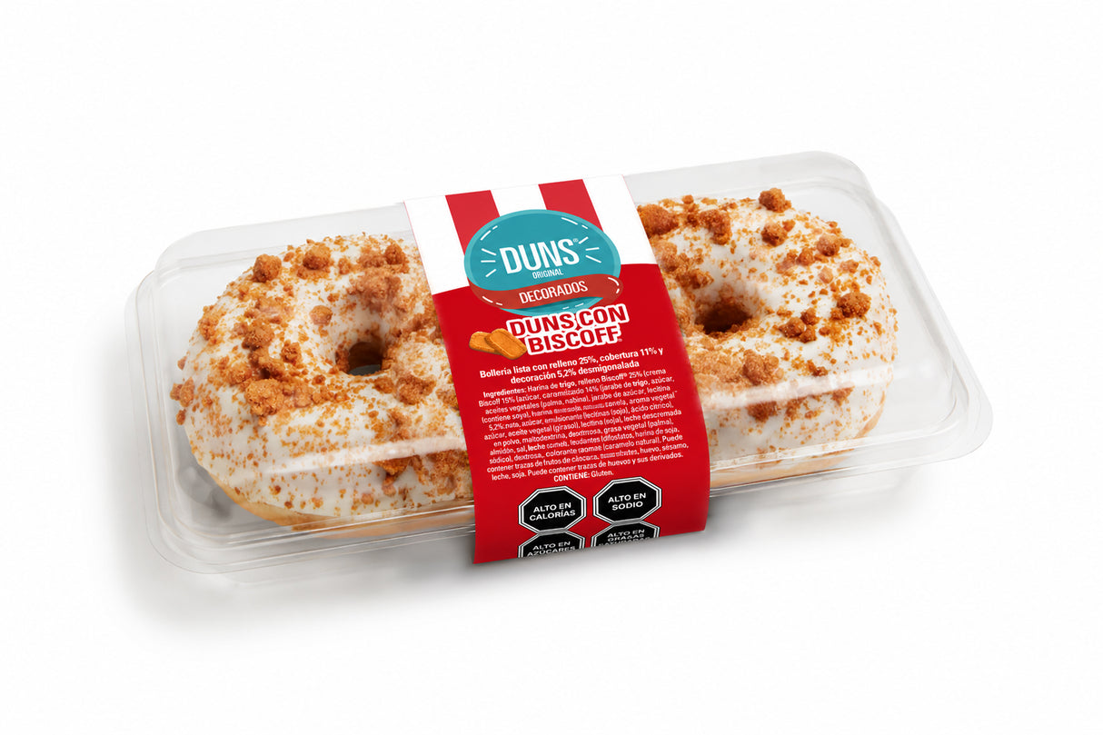 Pack x2 Donut Biscoff Rellena