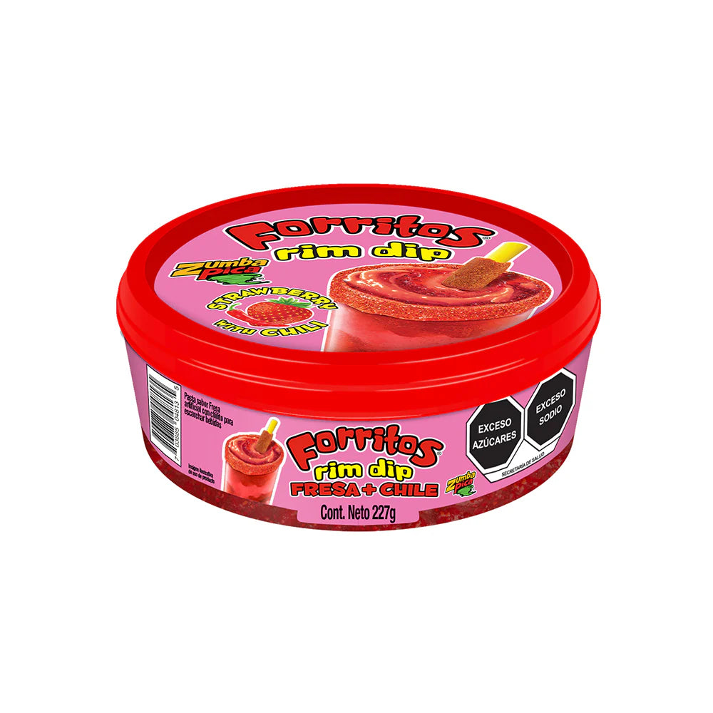 Pasta Frutilla Escarchar Bebidas Forritos Zumba Pica 227 g