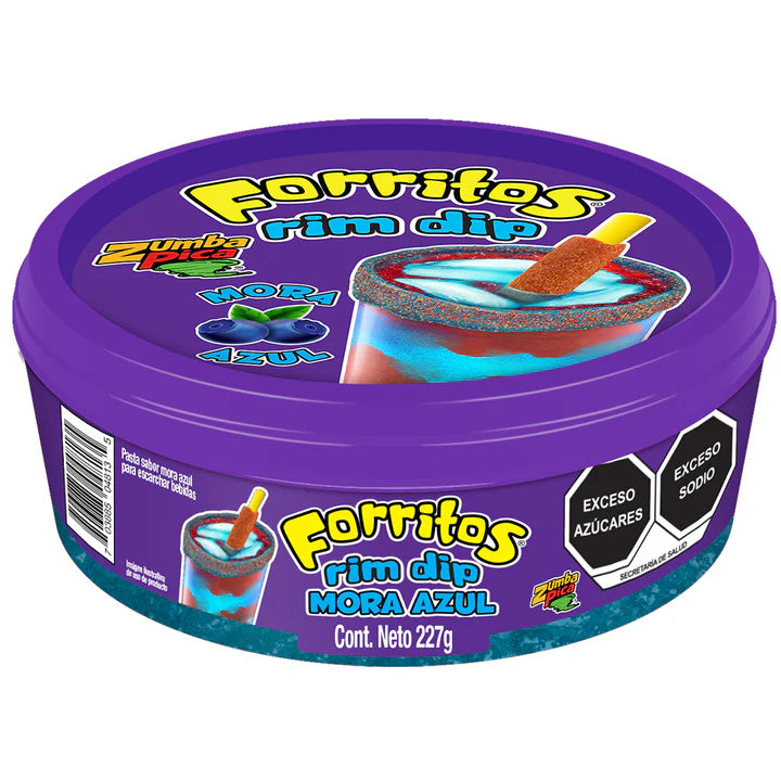 Pasta Mora Azul Escarchar Bebidas Forritos Zumba Pica 227 g
