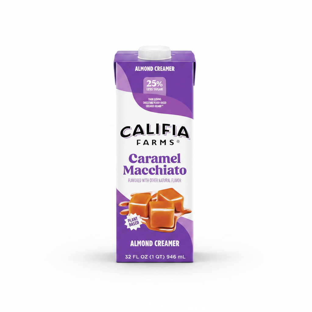 Crema para Café de Almendra Caramel Macchiato Califia Farms 946 ml