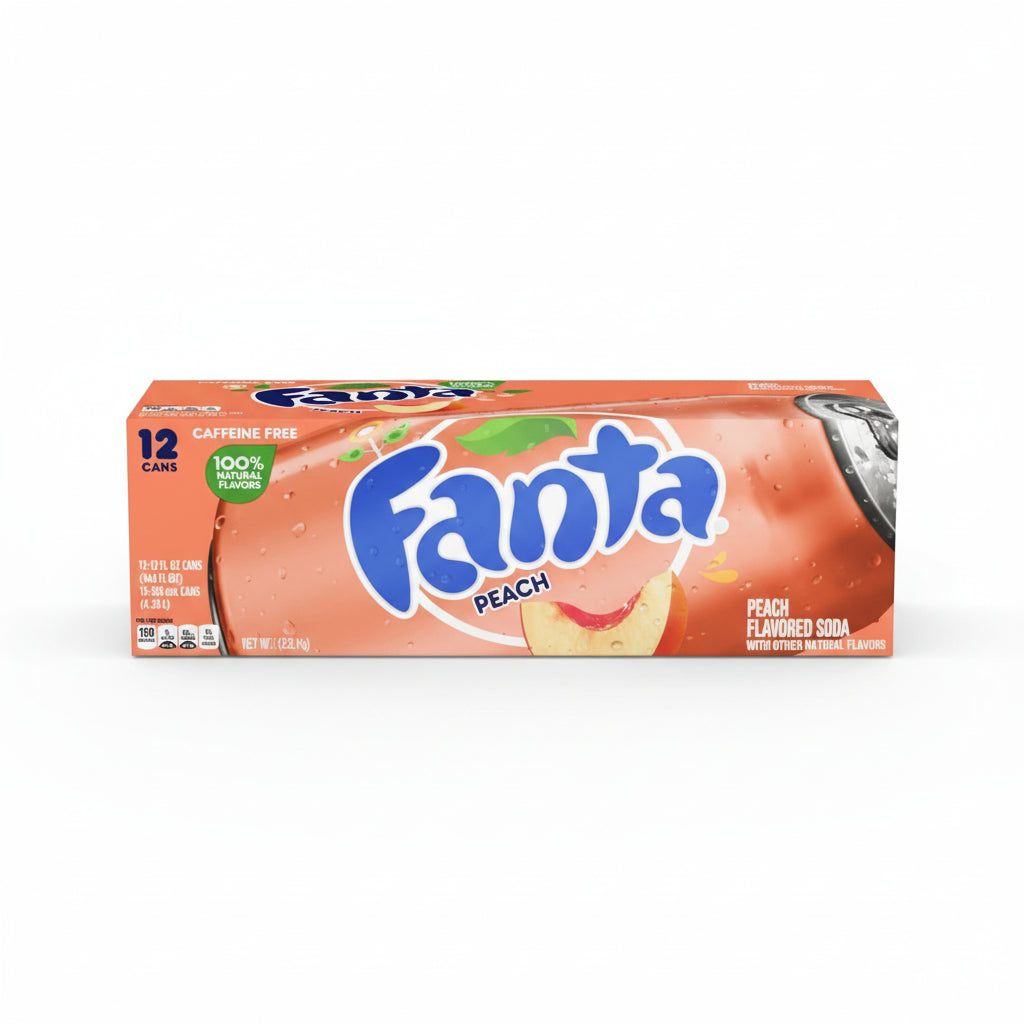 Bebidas Durazno Lata Fanta 12 x 355 ml