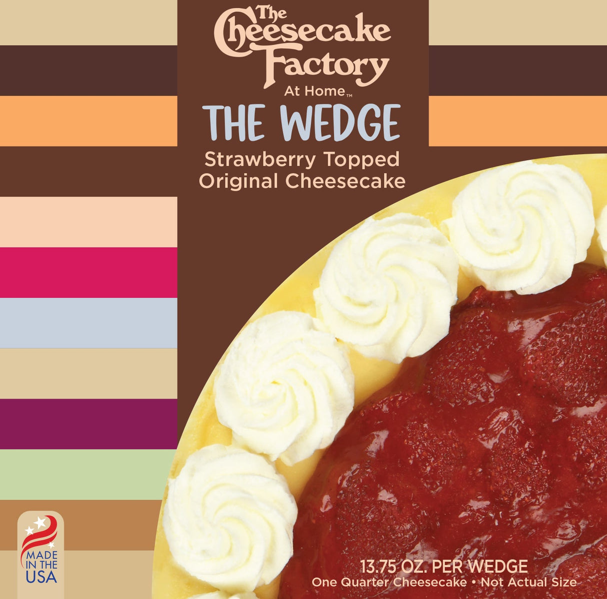 Strawberry Top Wedge Cheesecake The Cheesecake Factory 390 g