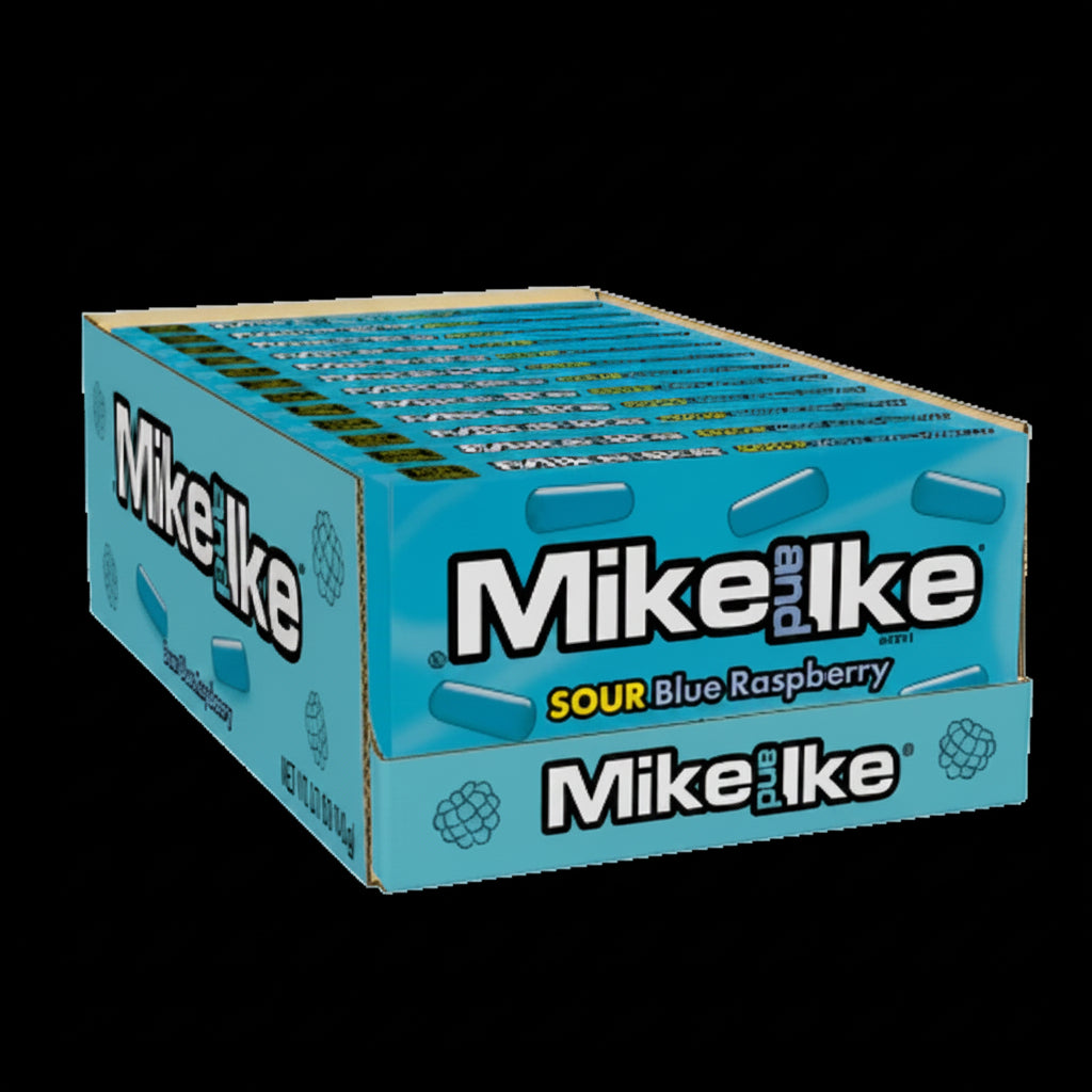 Masticables Sour Blue Raspberry Mike and Ike 12 x 120 g
