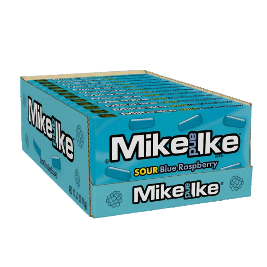 Masticables Sour Blue Raspberry Mike and Ike 12 x 120 g