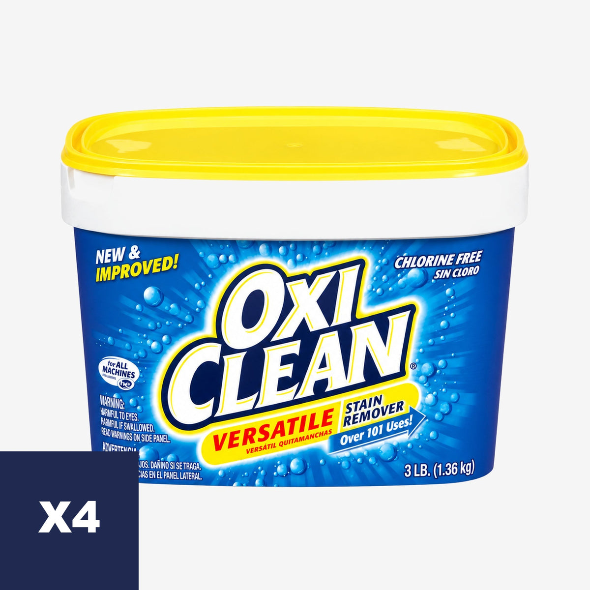 Quitamanchas Versatile OxiClean 4 x 1.36 kg