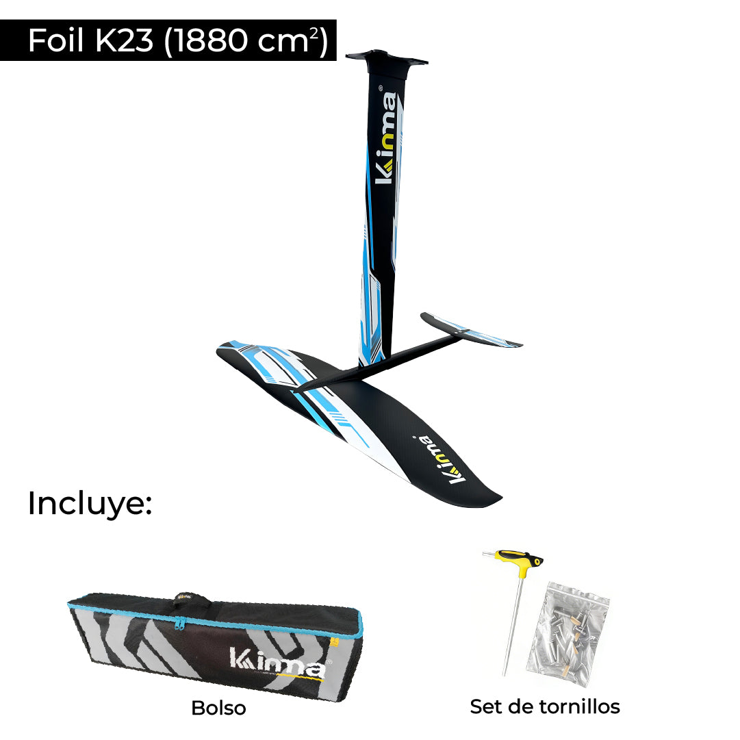 Set Wing Foil Albatross 7m2 Blanco 1 un