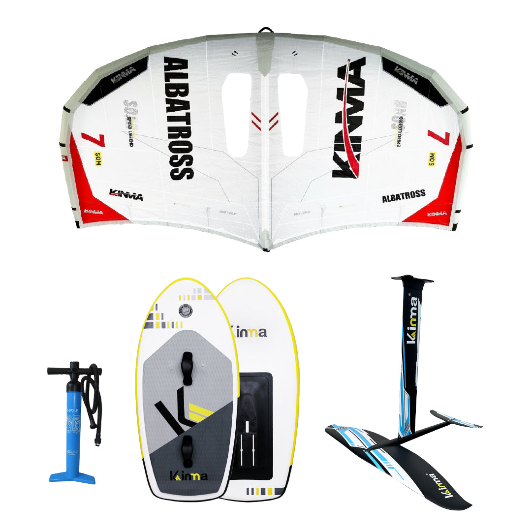 Set Wing Foil Albatross 7m2 Blanco 1 un