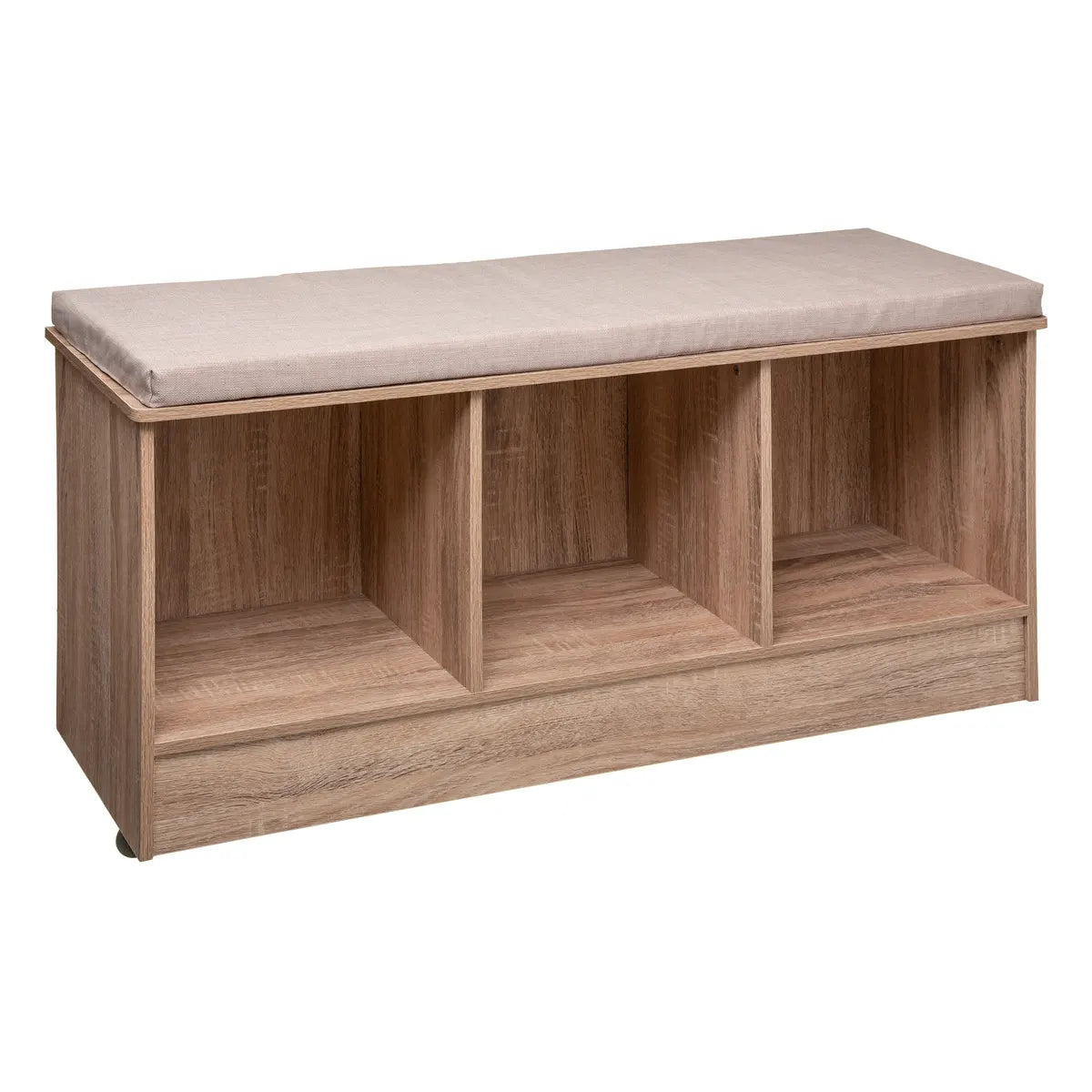 Banca con 3 Compartimentos 105 x 34 x 49 cm Madera 5five 1 un