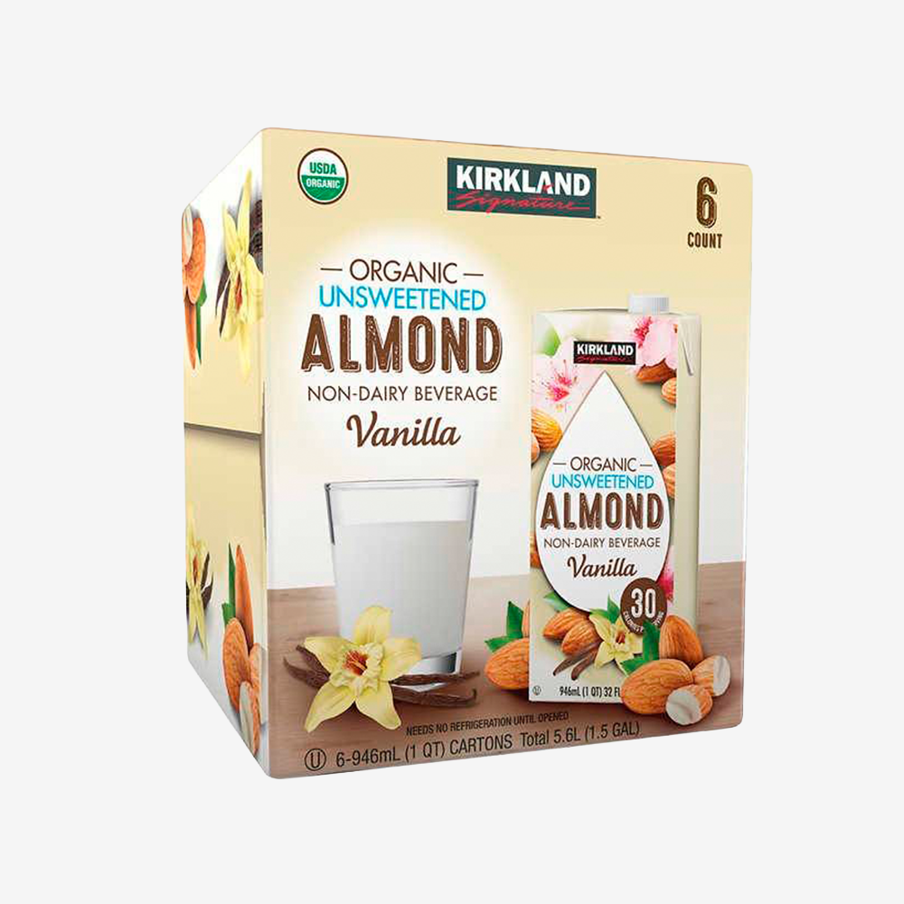 Bebida Vegetal de Almendras Vainilla Kirkland 6 un x 946 ml