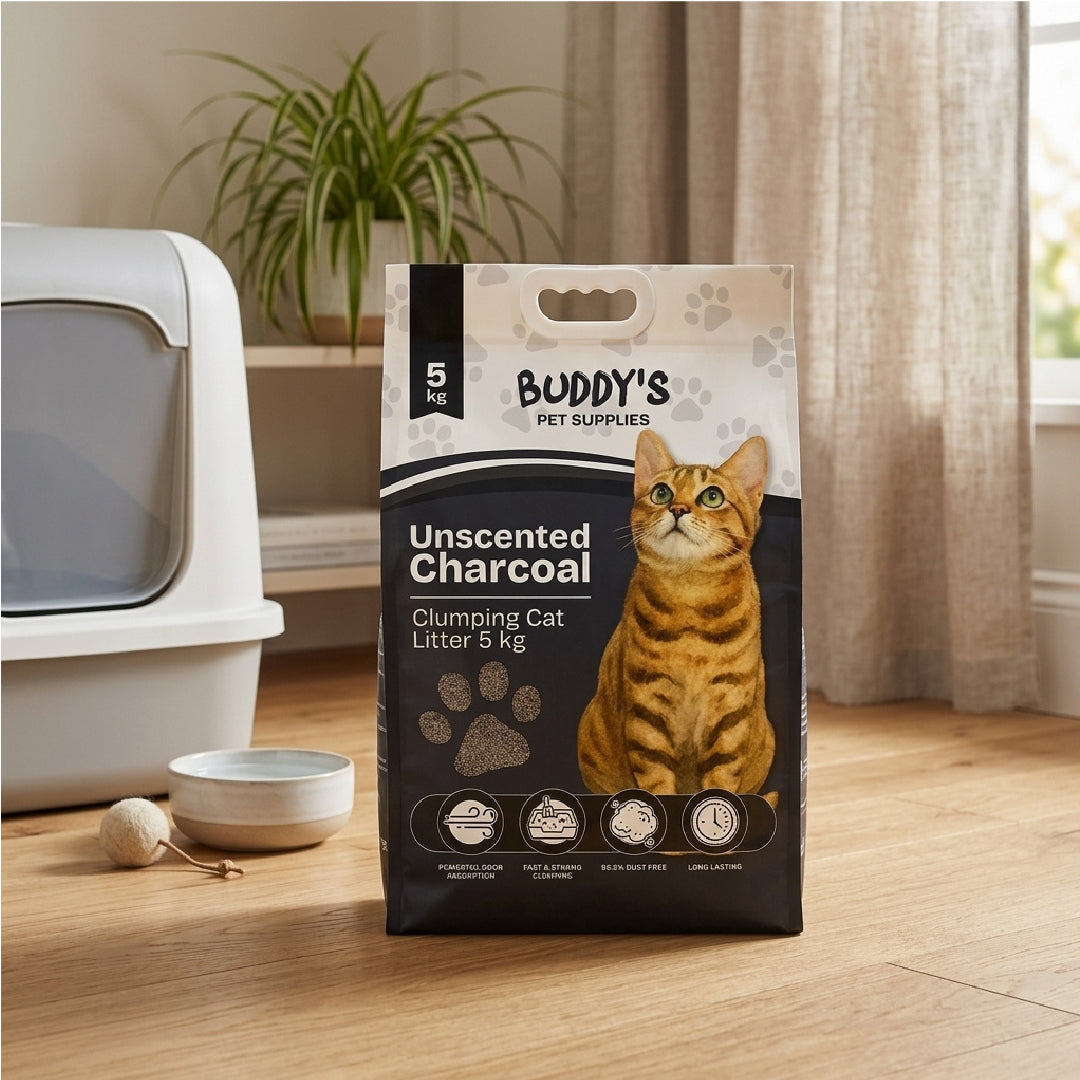 Arena Sanitaria para Gatos Sin olor 5 kg Buddy´s Pet Supplies 1 un