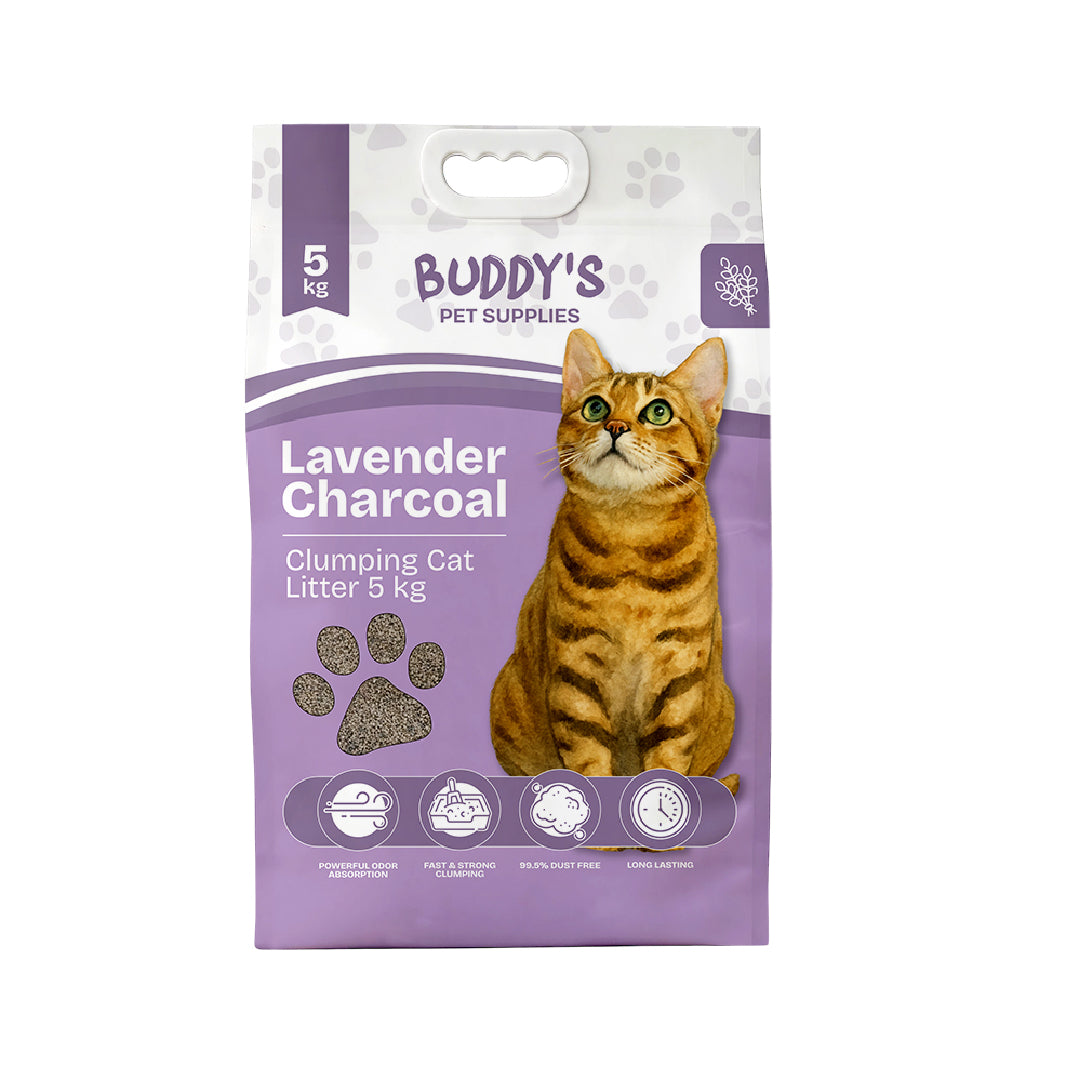Arena Sanitaria para Gatos Lavanda 5 kg Buddy´s Pet Supplies 1 un