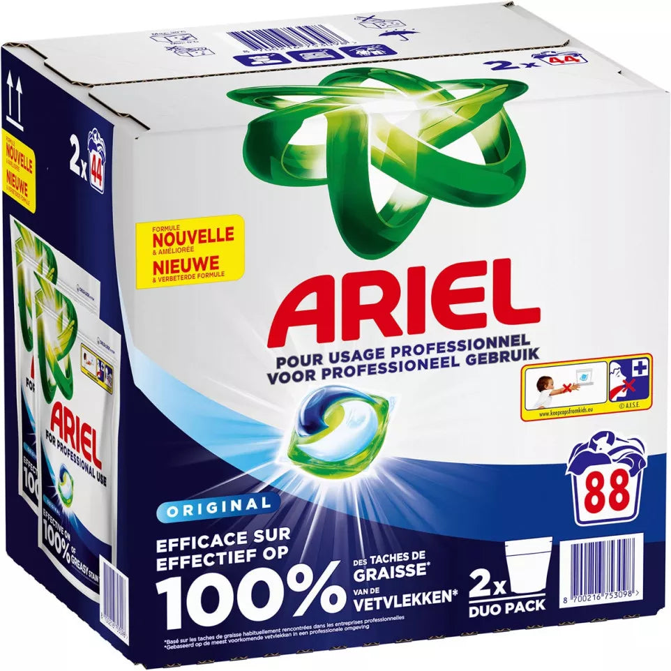 Detergente en Cápsulas Professional Original Ariel 44 un