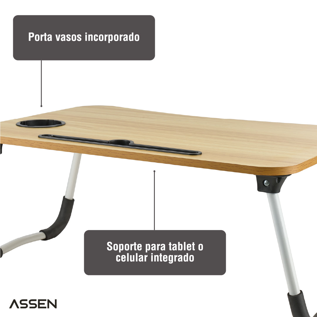 Mesa Plegable Laptop 60 x 40 cm Assen 1 un