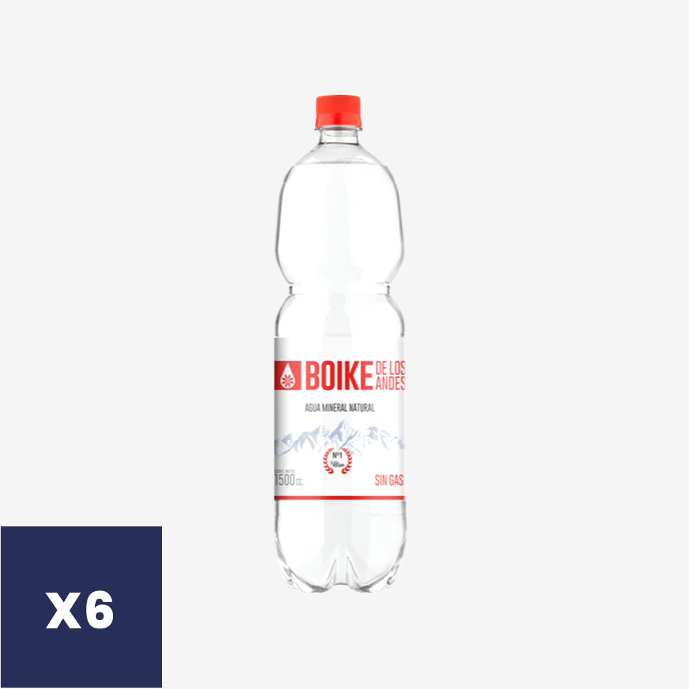 Agua Mineral sin Gas Boike 6 x 1.6 L