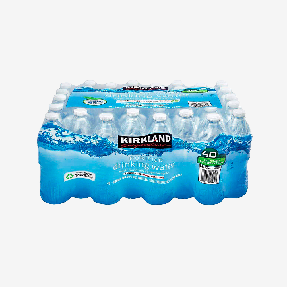 Agua Purificada Kirkland 40 un x 500 ml