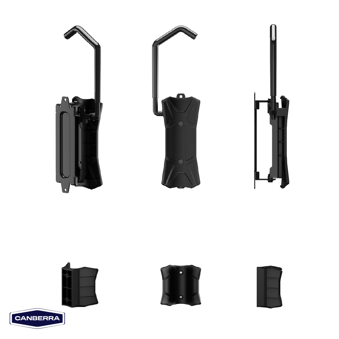 Set 2 Soportes Bicicletas Muro Abatibles Canberra 1 un