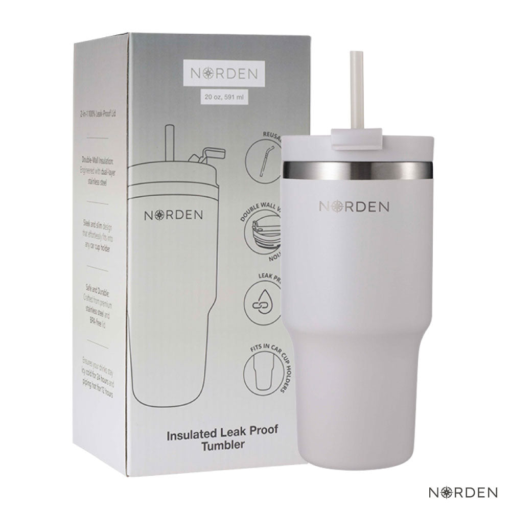 Mug Térmico Tumbler Leak-Proof Soft Sand 591 ml Norden 1 un