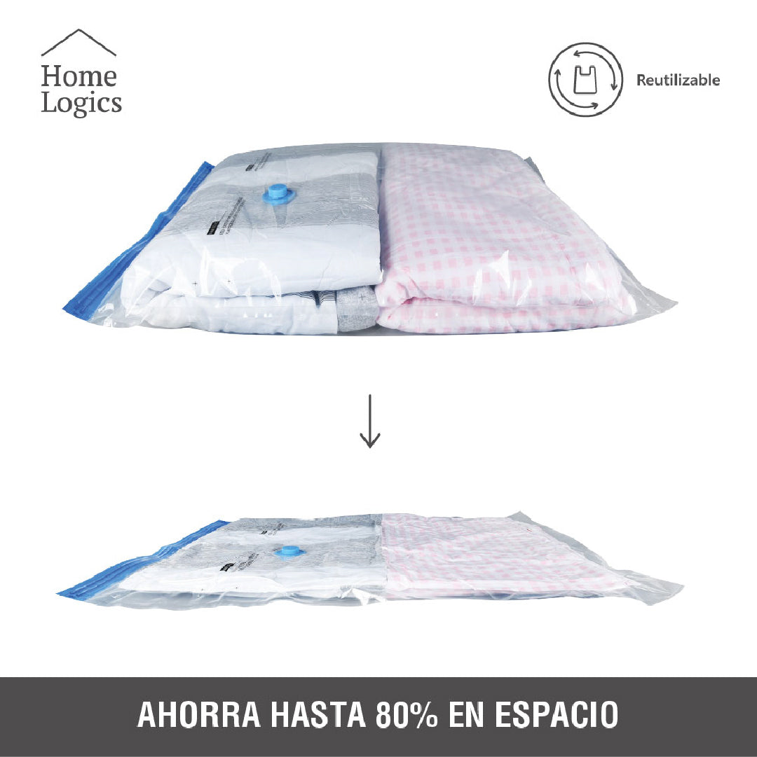 Set 10 Bolsas Almacenaje al Vacío Home Logics 1 un