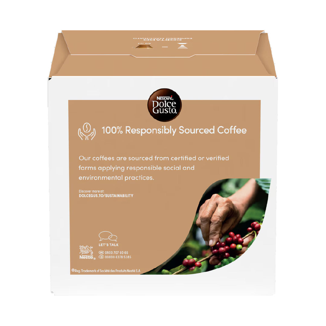 Cápsulas Dolce Gusto Cortado Espresso Macchiato Nescafé 16 un