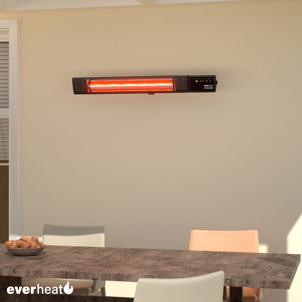 Calefactor de Pared Patio WiFi 2500W con Cadena Everheat 1 un
