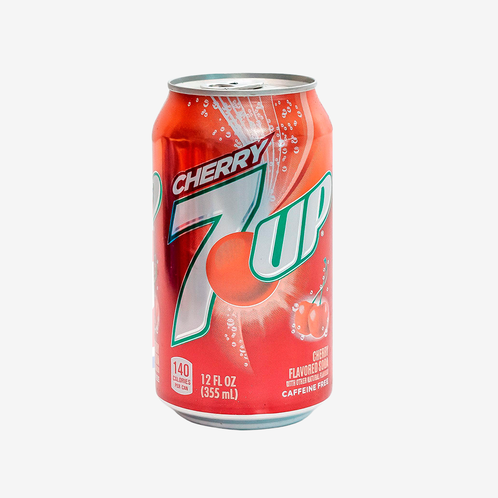 Bebida Cherry Lata 7Up 355 ml