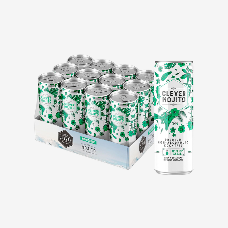Bebida Mocktail Mojito Lata Clever 12 x 355 ml