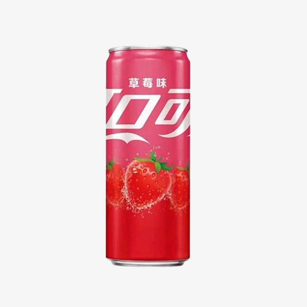 Bebida Frutilla Lata Coca-Cola 330 ml