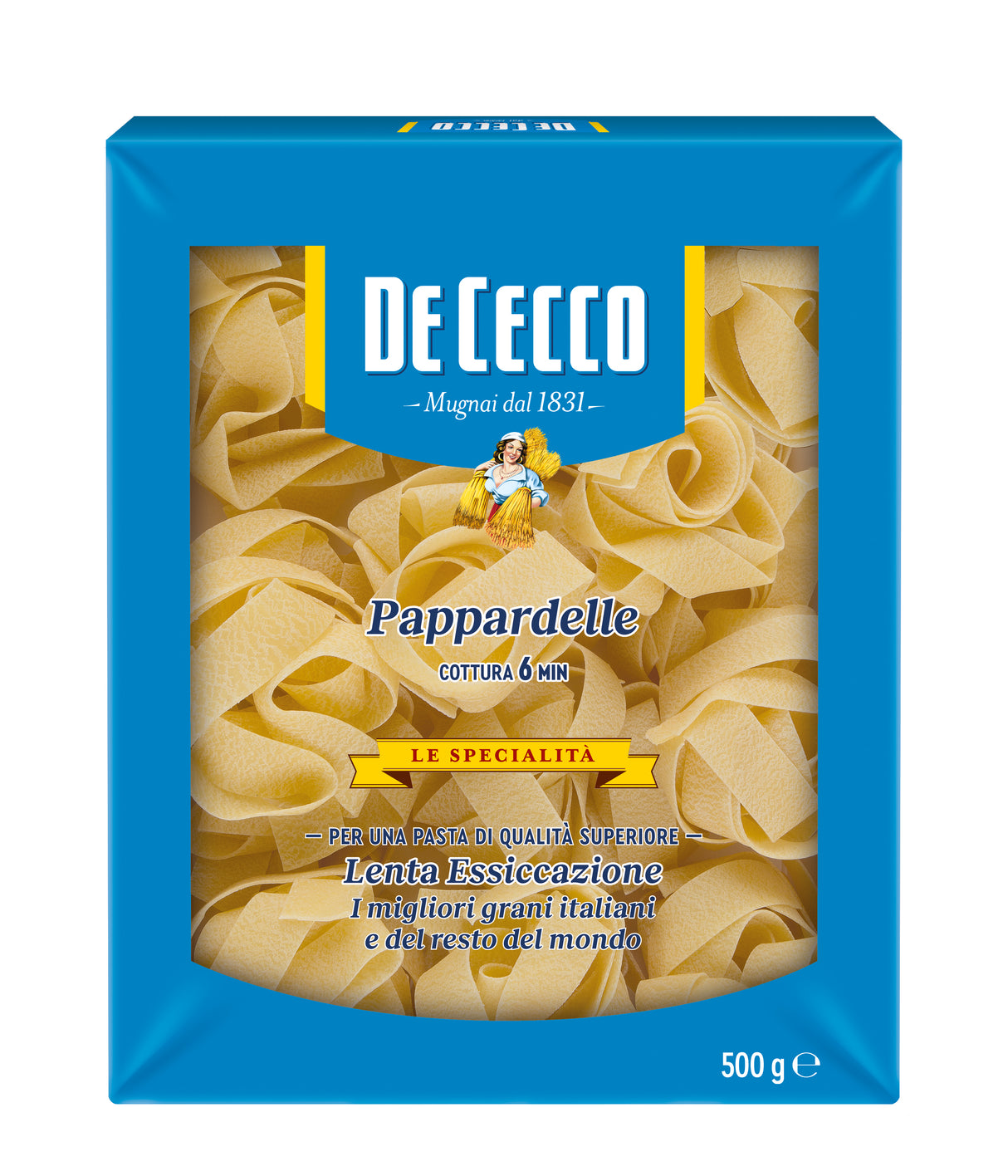 Pasta Pappardelle en Nido de Semola De Cecco 500 g