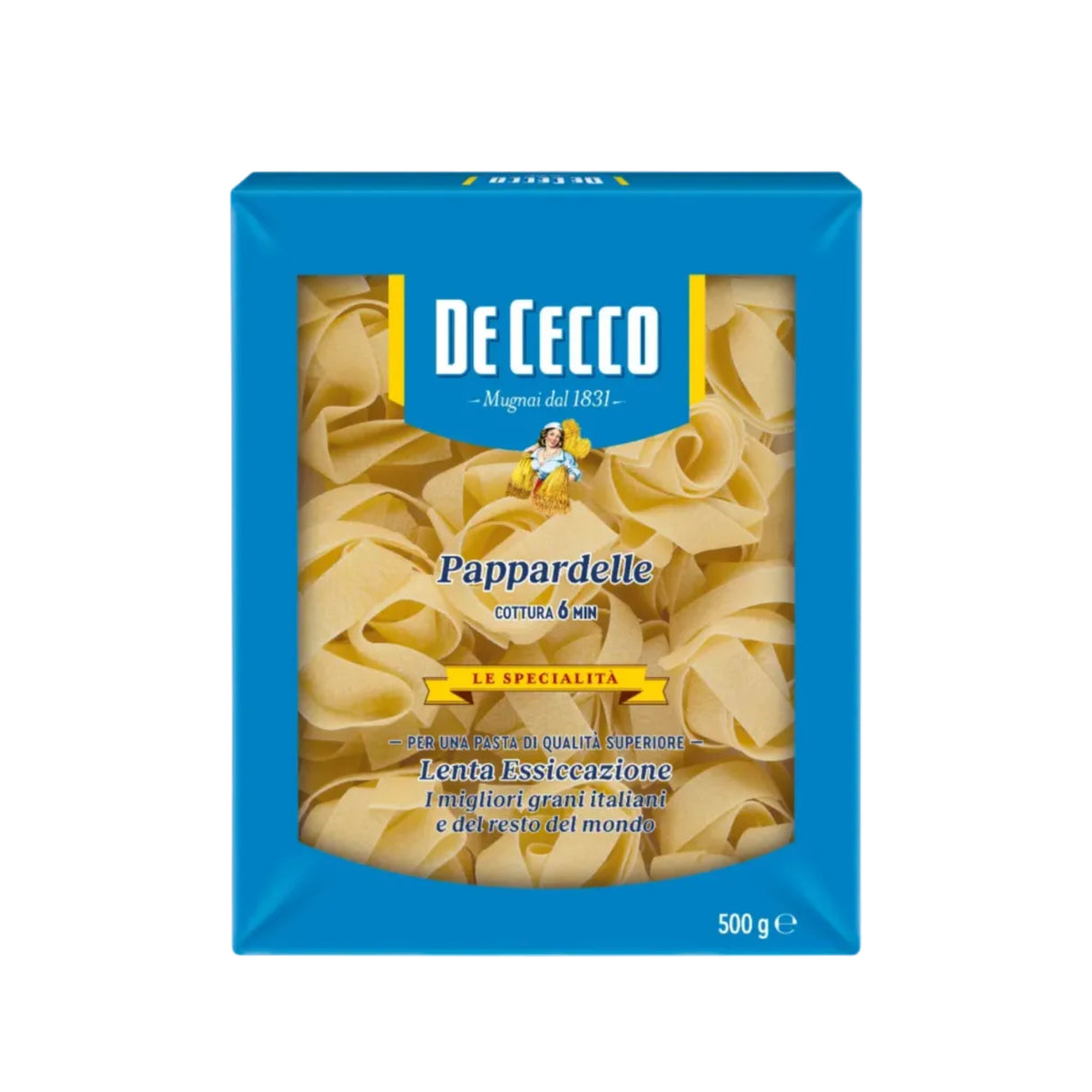 Pasta Pappardelle en Nido de Semola De Cecco 500 g