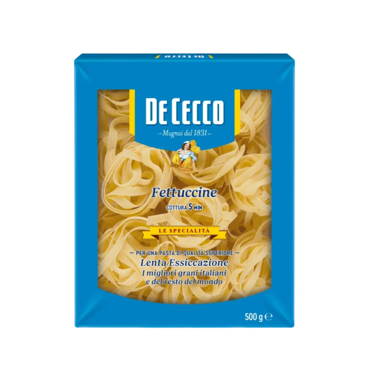 Pasta Fetuccini en Nido de Semola De Cecco 500 g