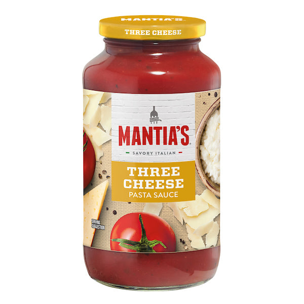 Salsa de Tres Quesos Mantia's 680 g