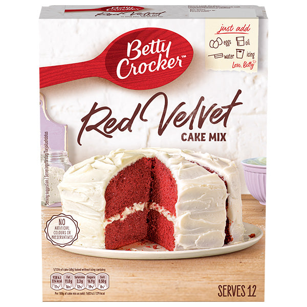 Mix Torta Red Velvet Betty Crocker 425 g