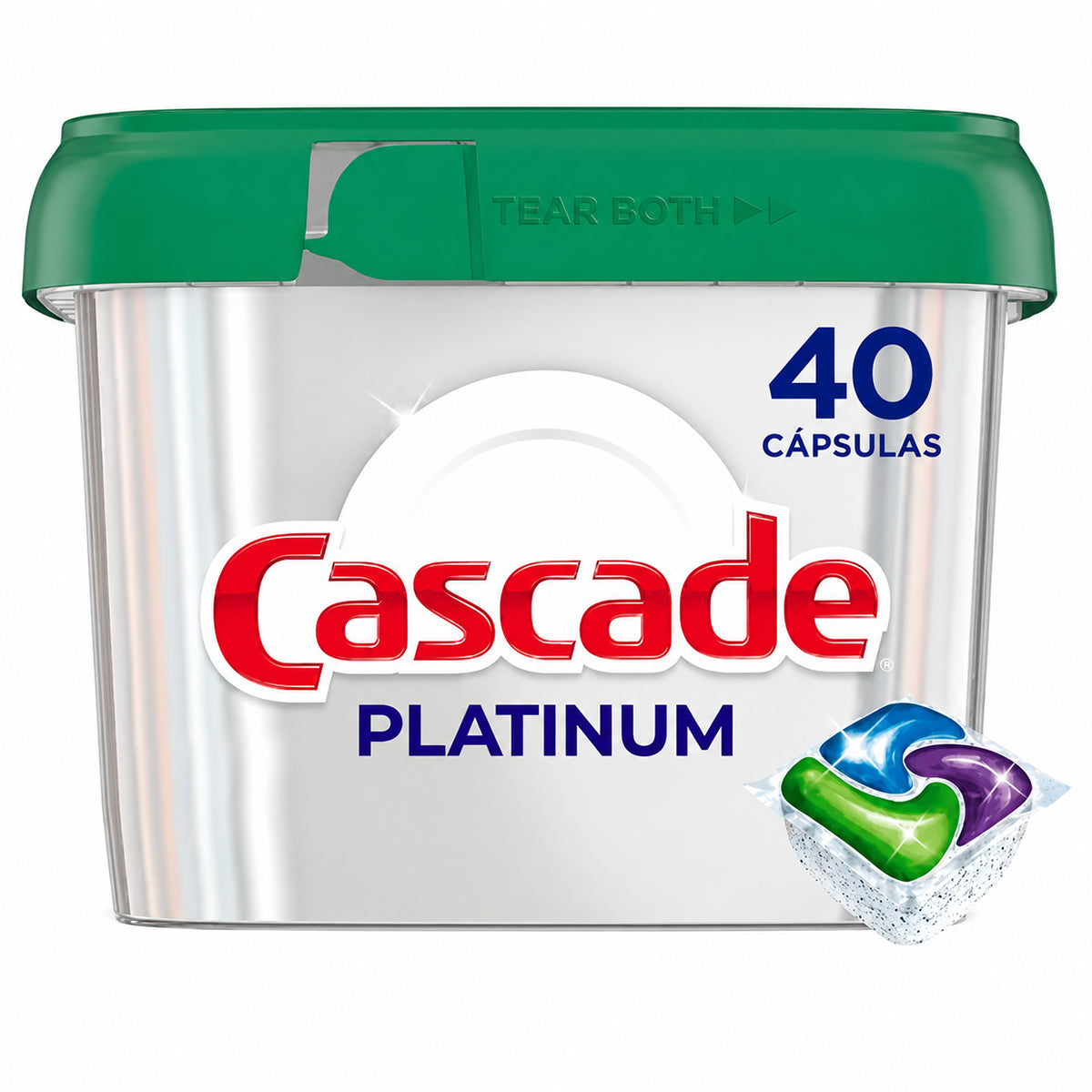 Lavavajillas en Cápsulas Platinum Fresh Cascade 40 un