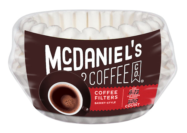 Filtros para Café de Canasta McDaniel's 200 un