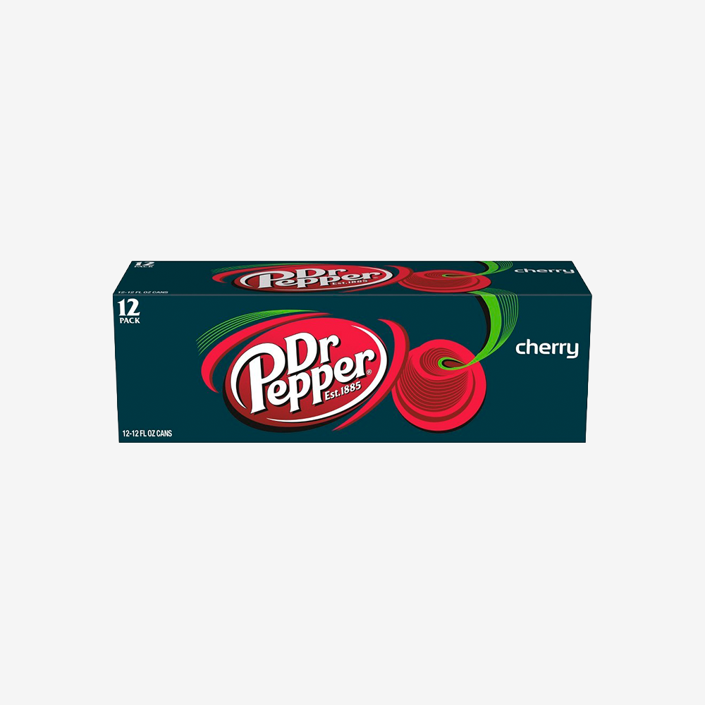 Bebida Cherry Lata Dr. Pepper 12 un x 355 ml
