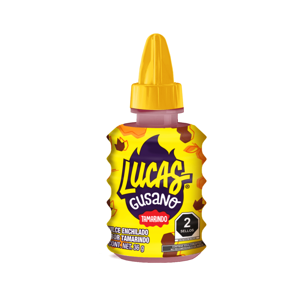 Dulce Líquido Enchilado Tamarindo Gusano Lucas 36 g