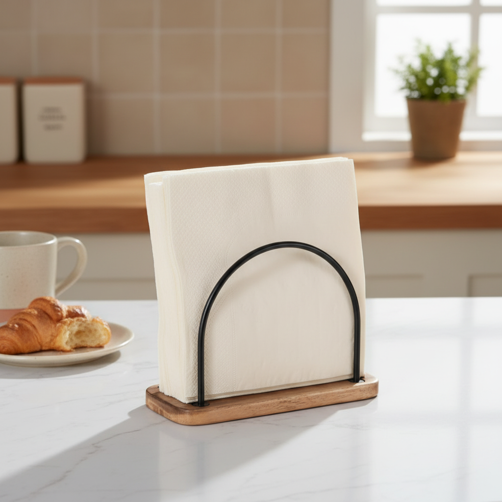 Servilletero Acacia Home Logics 1 un