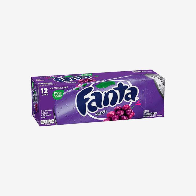 Bebidas Uva Lata Fanta 12 x 355 ml