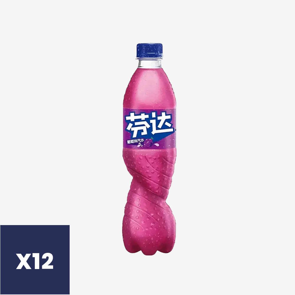 Bebida Uva Botella Fanta 12 x 500 ml