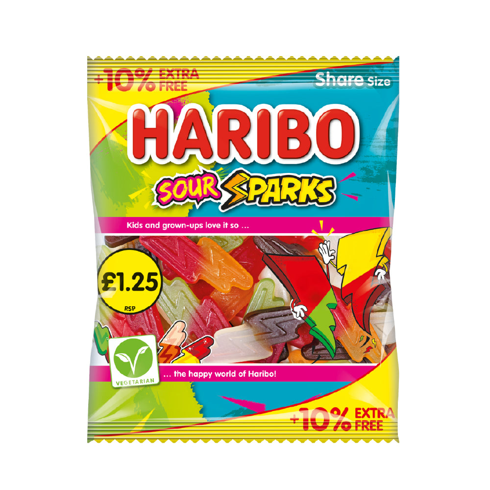 Gomitas Sour Sparks Haribo 154 g