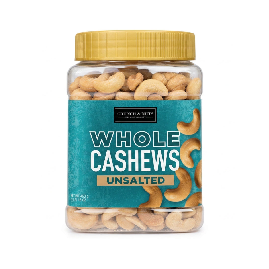 Castañas de Cajú sin Sal Crunch & Nuts 450 g